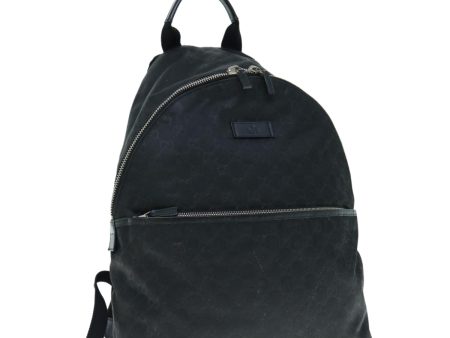 GUCCI GG Canvas Backpack Black 190278 yk10074 Fashion