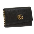 GUCCI GG Marmont Key Case Leather Black 456118 bs11937 Online