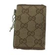 GUCCI GG Canvas Wallet Key Case 6Set Beige Black ar11255 Online Sale