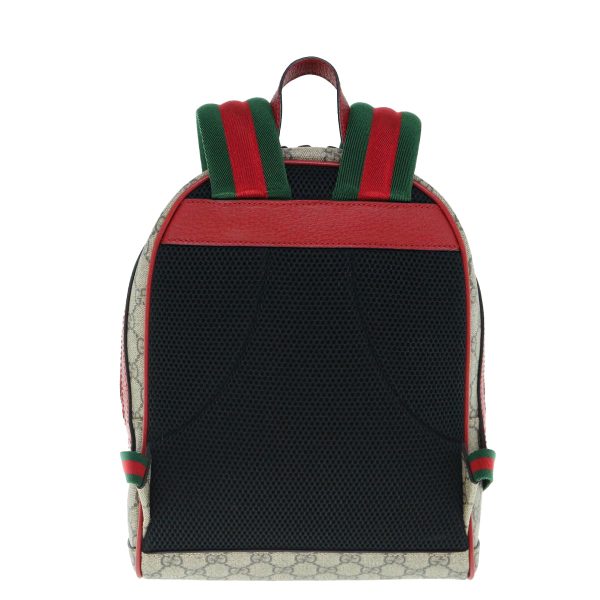 GUCCI GG Supreme Web Sherry Line Backpack Beige Red Green 495621 bs10946 Online now