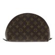 LOUIS VUITTON Monogram Trousse Demi Ronde Cosmetic Pouch M47520  94327 Sale