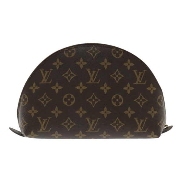 LOUIS VUITTON Monogram Trousse Demi Ronde Cosmetic Pouch M47520  94327 Sale