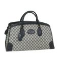 GUCCI GG Supreme Boston Bag PVC Leather Navy ar10943 Hot on Sale