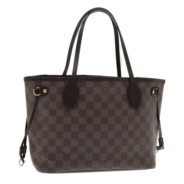 LOUIS VUITTON Damier Ebene Neverfull PM Tote Bag N51109  yk15644 Hot on Sale