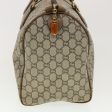 GUCCI GG Plus Canvas Boston Bag PVC Leather Beige th3568 Supply