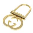 GUCCI Interlocking Key Ring metal Gold Tone ac2581 Hot on Sale