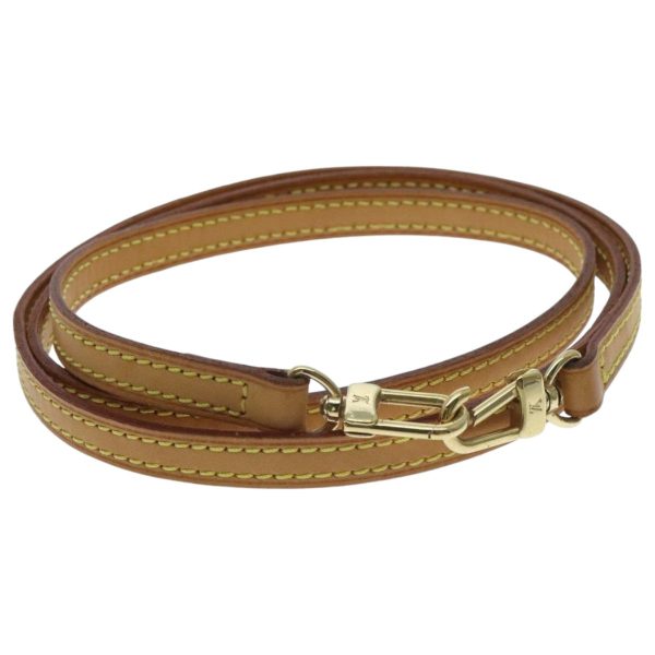 LOUIS VUITTON Shoulder Strap Leather 42.5   Beige  92748 Online now