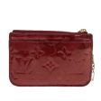 LOUIS VUITTON Monogram Vernis Pochette Cles NM Pomme D amour M93559 Auth 94120 Discount