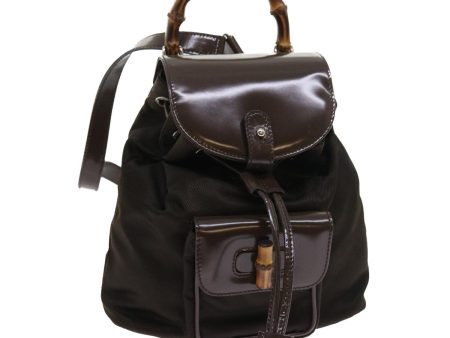 GUCCI Bamboo Backpack Canvas Brown 003 1998 0030 ep1946 Online Hot Sale