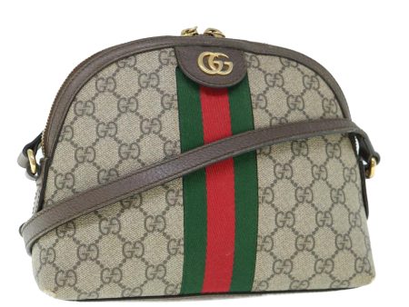 GUCCI GG Ophidia Web Sherry Line Shoulder Bag Beige Red Green 499621 am5421 For Cheap