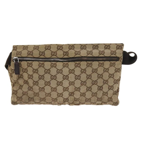 GUCCI GG Canvas Waist bag Beige 28566 57830 Discount