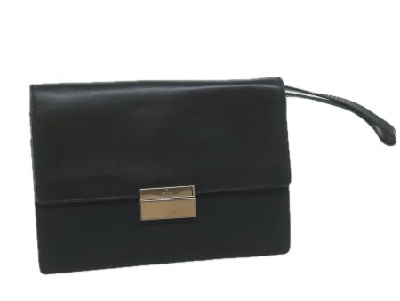 GUCCI Clutch Bag Leather Nylon Black 018 1613 65287 Online Hot Sale