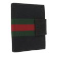 GUCCI GG Canvas Web Sherry Line Day Planner Cover Black Red Green am5263 Fashion