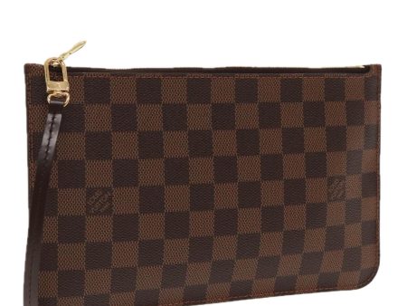 LOUIS VUITTON Damier Ebene Neverfull MM Pouch Accessory Pouch  94332 Online