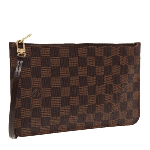 LOUIS VUITTON Damier Ebene Neverfull MM Pouch Accessory Pouch  94332 Online