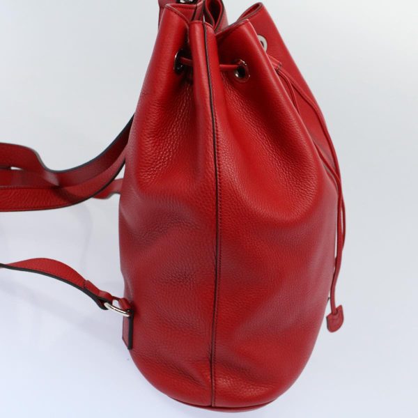 GUCCI Soho Backpack Leather Red 368588 fm2801 on Sale