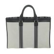 BURBERRY Black label Business Bag Canvas GrayNew bs11090 Online now