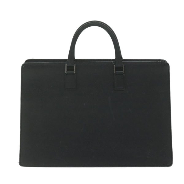 BURBERRY Briefcase Leather BlackNew ep2580 For Cheap