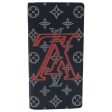 LOUIS VUITTON Monogram Ink Brazza Portefeuille Wallet Navy M62893 Auth 96045A Cheap