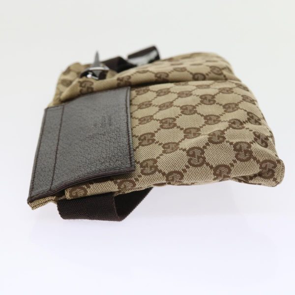 GUCCI GG Canvas Waist bag Beige 28566 57830 Discount