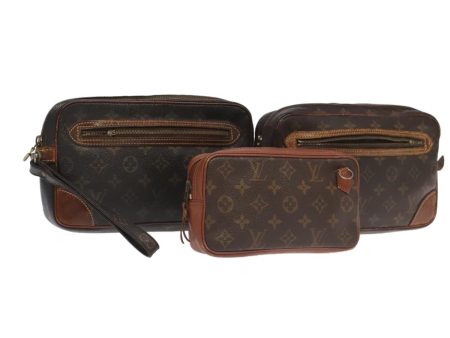 LOUIS VUITTON Monogram Clutch Bag 3Set  93721 Online Hot Sale