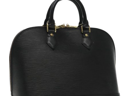 LOUIS VUITTON Epi Alma Hand Bag Black M52142  ki5018 Online Sale