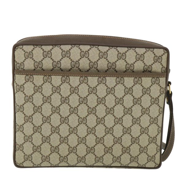 GUCCI GG Canvas Clutch Bag PVC Leather Beige 156.01.053 yk8651 Fashion