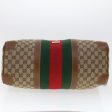 GUCCI GG Canvas Web Sherry Line Boston Bag Beige Red 2122.000.5301 43326 For Sale