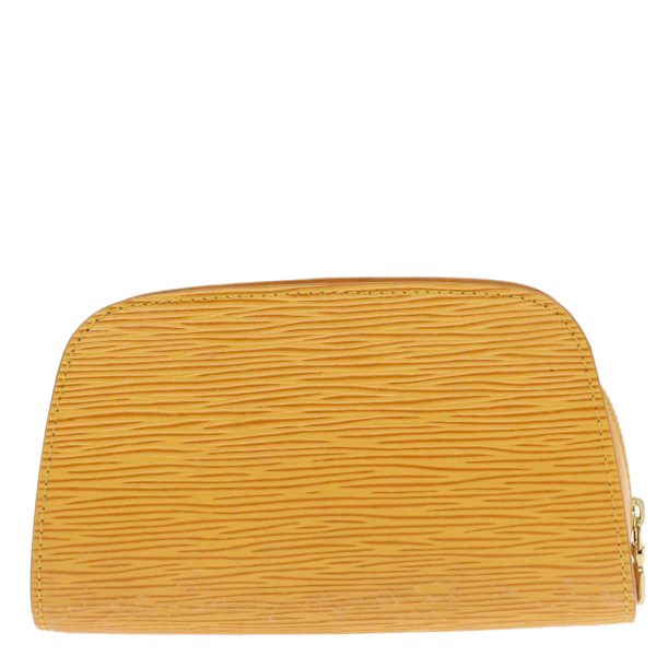 LOUIS VUITTON Epi Dauphine PM Pouch Yellow M48449  ar12587 Discount