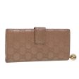 GUCCI GG Canvas Guccissima Long Wallet Pink 233024 am4373 For Cheap