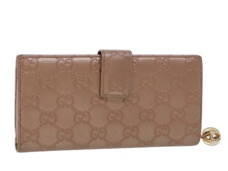 GUCCI GG Canvas Guccissima Long Wallet Pink 233024 am4373 For Cheap