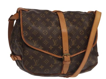 LOUIS VUITTON Monogram Saumur 35 Shoulder Bag M42254  mr547 For Sale