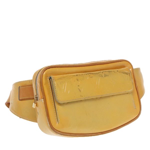 LOUIS VUITTON Monogram Vernis Fulton Waist bag Gris M91041  95868 Online