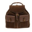 GUCCI Bamboo Backpack Suede Brown 003 1998 0016 ep1912 Online Sale