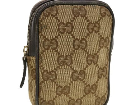 GUCCI GG Canvas Cigarette Case Beige 115249 tb636 Sale