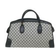 GUCCI GG Supreme Boston Bag PVC Leather Navy ar10943 Hot on Sale