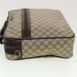 GUCCI GG Canvas Business Bag PVC Leather Beige Dark Brown 145846 ki2995 Fashion