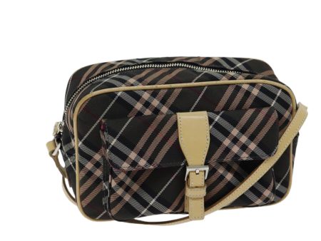 BURBERRY Nova Check Blue Label Shoulder Bag Canvas BrownNew bs13183 Online Hot Sale