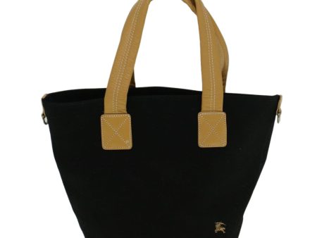 BURBERRY Blue Label Tote Bag Canvas Black BeigeNew bs9626 For Sale