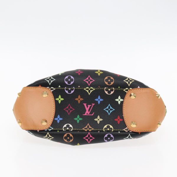 LOUIS VUITTON Monogram Multicolor Judy PM Hand Bag 2Way Black M40258 Auth 90292A For Sale