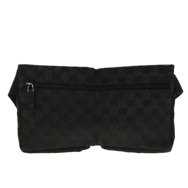 GUCCI GG Canvas Waist bag Black 28566 42100 Supply