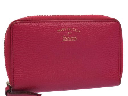 GUCCI Swing Wallet Leather Pink 354497 am4913 For Discount