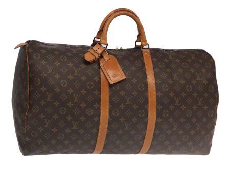 LOUIS VUITTON Monogram Keepall Bandouliere 60 Boston Bag M41412  ar12637 Fashion