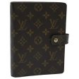 LOUIS VUITTON Monogram Agenda MM Day Planner Cover R20105  94372 For Sale