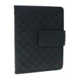 GUCCI GG Canvas Guccissima Web Sherry Line iPad Case Black Red 283782 64323 Cheap