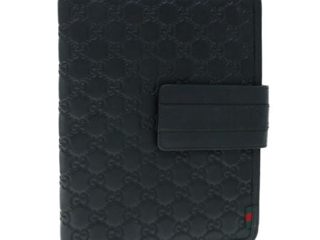 GUCCI GG Canvas Guccissima Web Sherry Line iPad Case Black Red 283782 64323 Cheap