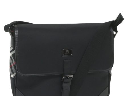 BURBERRY Black label Shoulder Bag Nylon BlackNew ep2490 Sale