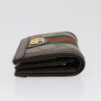 GUCCI GG Canvas Web Sherry Line Ofidia Wallet Beige Red Green 523155 yk7191 Fashion