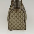 GUCCI GG Canvas Web Sherry Line Boston Bag PVC Leather Beige Green 58085 Online Sale