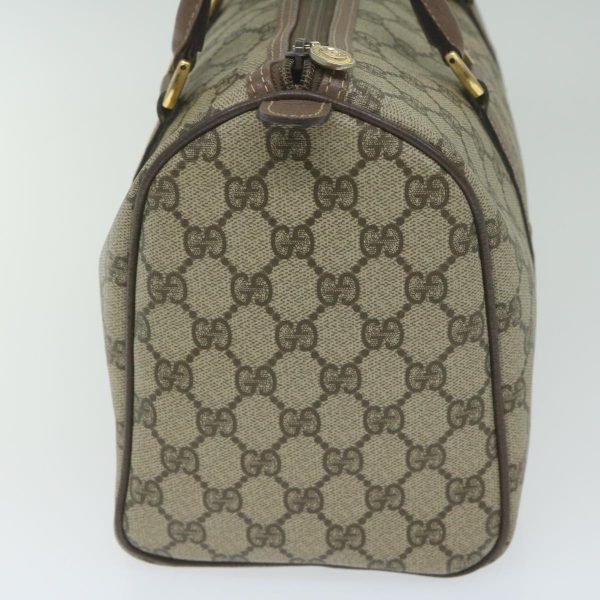 GUCCI GG Supreme Boston Bag PVC Leather Beige 002 123 6842 ep2577 Supply